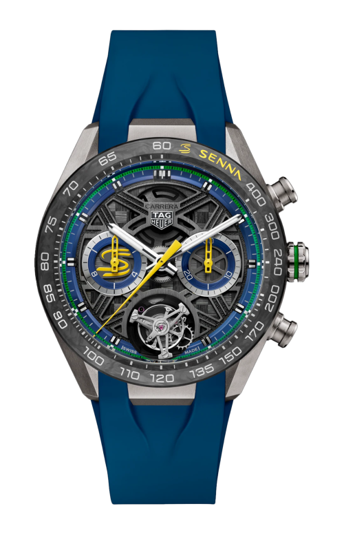 Accedi alla scheda di Tag Heuer TAG HEUER CARRERA CHRONOGRAPH TOURBILLON EXTREME SPORT X SENNA - LIMITED EDITION - CBU5081.FT6274