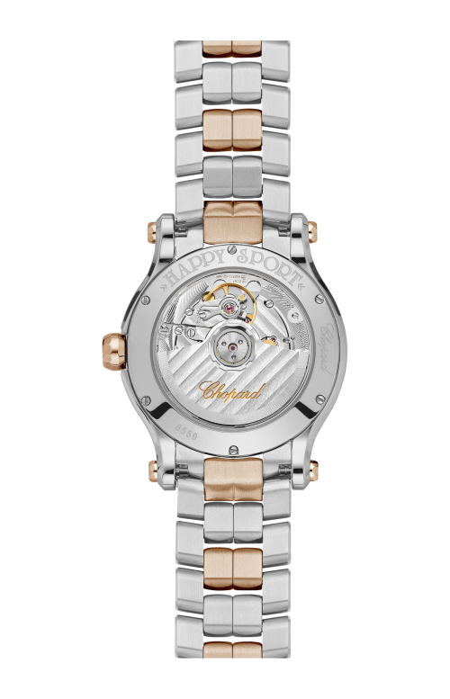 Accedi alla scheda di Chopard HAPPY SPORT 36 MM, AUTOMATICO, ORO ROSA ETICO, LUCENT STEEL&trade;, DIAMANTI - 278559