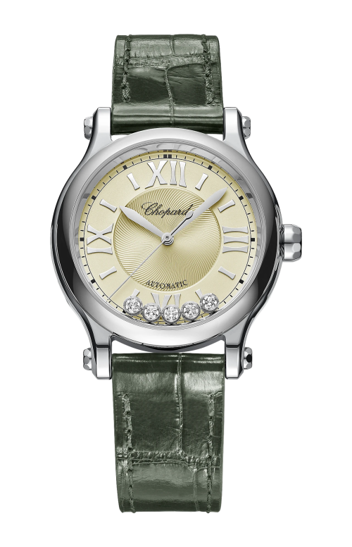 Accedi alla scheda di Chopard HAPPY SPORT 33 MM, AUTOMATICO, LUCENT STEEL&trade;, DIAMANTI - 278608