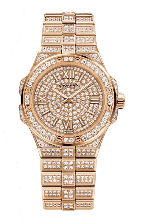 Accedi alla scheda di Chopard ALPINE EAGLE 36 MM, AUTOMATICO, ORO ROSA ETICO, DIAMANTI - 295370
