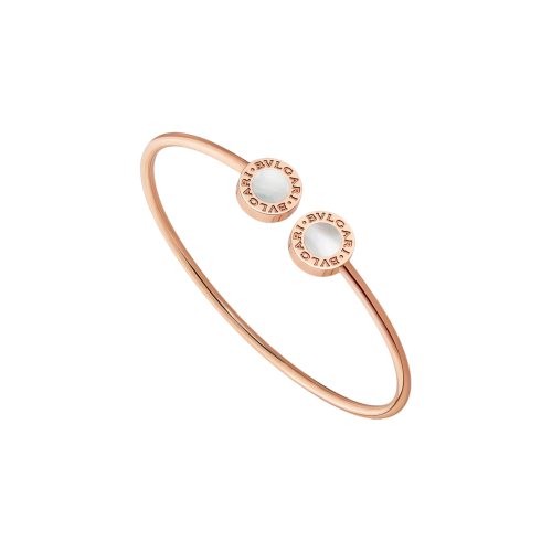 Accedi alla scheda di Bulgari BRACCIALE SOTTILE BVLGARI BVLGARI IN ORO ROSA CON ELEMENTI IN MADREPERLA - BR860205