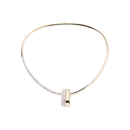 Accedi alla scheda di Dada Arrigoni COLLANA TEGOLA DEMI PAV&Eacute; IN ORO PALE YELLOW - DTG02CAPYDI