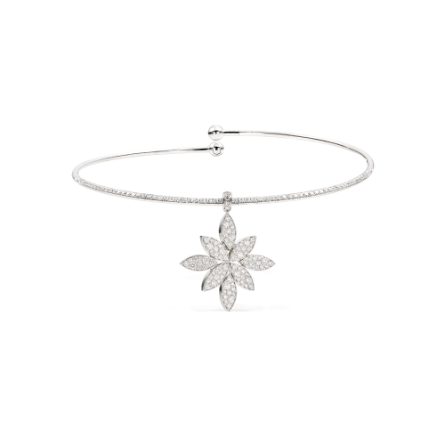 Accedi alla scheda di Pasquale Bruni CHOKER GHIRLANDA LUCE DI LOTO IN ORO BIANCO E DIAMANTI - 16728B