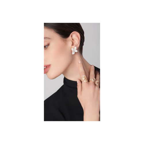 Accedi alla scheda di Pasquale Bruni ORECCHINI GIARDINI SEGRETI FIORE PICCOLO IN ORO BIANCO E DIAMANTI - 16374B