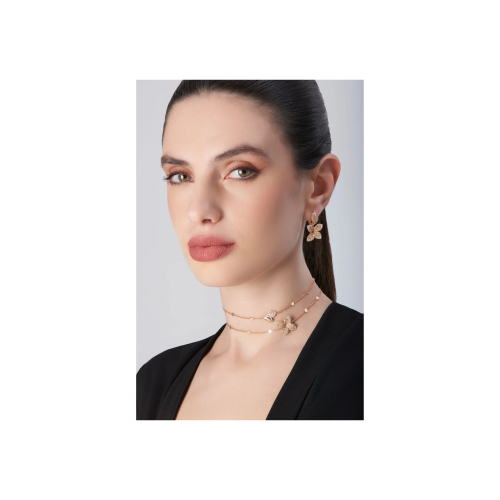 Accedi al prodotto correlato Pasquale Bruni COLLANA GIARDINI SEGRETI OPERA IN ORO ROSA CON DIAMANTI BIANCHI E CHAMPAGNE - 16711R