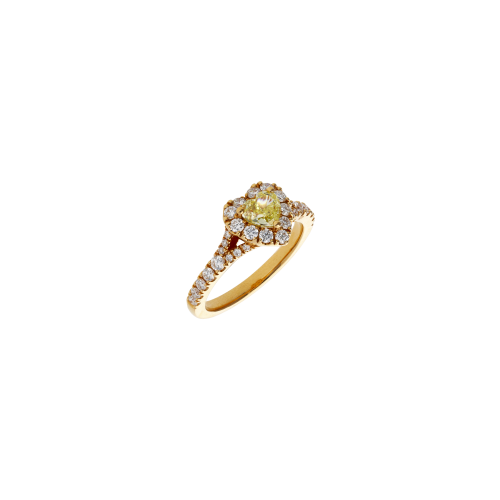 Accedi alla scheda di Bartorelli Italian Jewels ANELLO SOLITARIO IN ORO ROSA CON DIAMANTE FANCY YELLOWE DIAMANTI BIANCHI - 035-VR28989