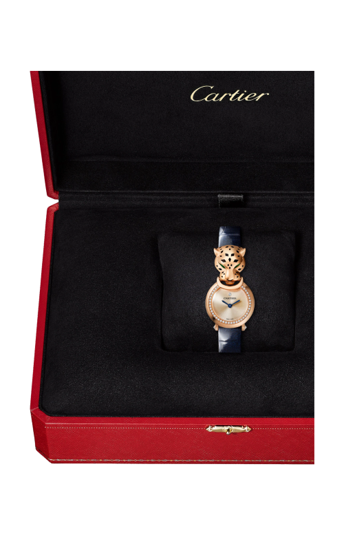 Accedi al prodotto correlato Cartier PANTH&Egrave;RE DE CARTIER MODELLO MINI, ORO ROSA E DIAMANTI, QUARZO - HPI01724