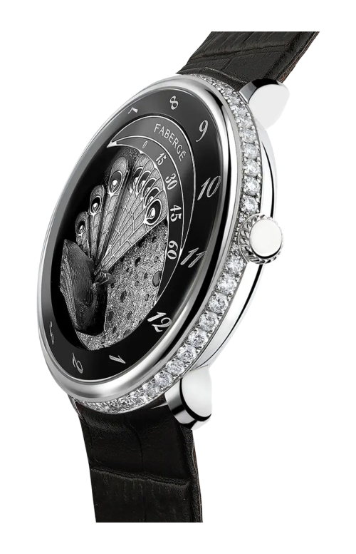 Accedi alla scheda di Faberg&eacute; OROLOGIO CON PIETRA PREZIOSA PAVONE - 797WA1685