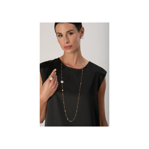 Accedi alla scheda di Pasquale Bruni SAUTOIR BON TON IN ORO ROSA CON QUARZO LATTEO E DIAMANTI - 15623R