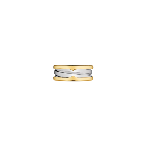 Accedi alla scheda di Bulgari ANELLO B.ZERO1 A DUE FASCE GOLD & STEEL IN ORO GIALLO 18 KT E ACCIAIO - AN860829
