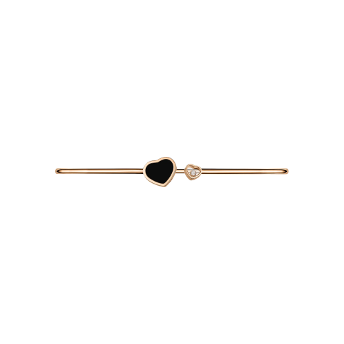 Accedi alla scheda di Chopard CHOPARD - COLLANA GIROCOLLO HAPPY HEARTS, ORO ROSA ETICO, DIAMANTE, ONICE - 819482-5202