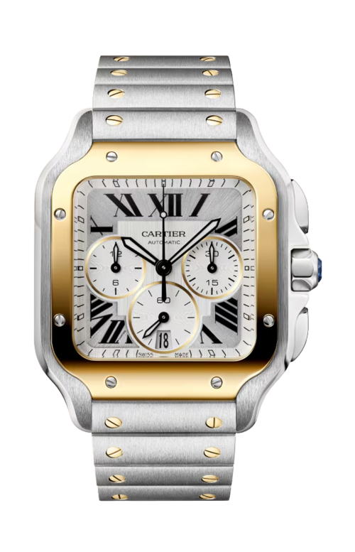 Accedi alla scheda di Cartier SANTOS DE CARTIER MODELLO GRANDE, ACCIAIO, ORO GIALLO, AUTOMATICO - W2SA0035