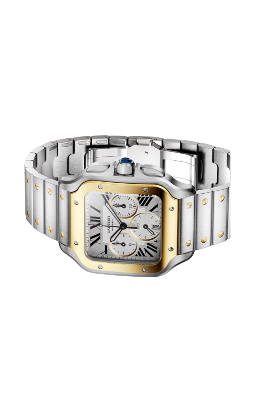 Accedi alla scheda di Cartier SANTOS DE CARTIER MODELLO GRANDE, ACCIAIO, ORO GIALLO, AUTOMATICO - W2SA0035