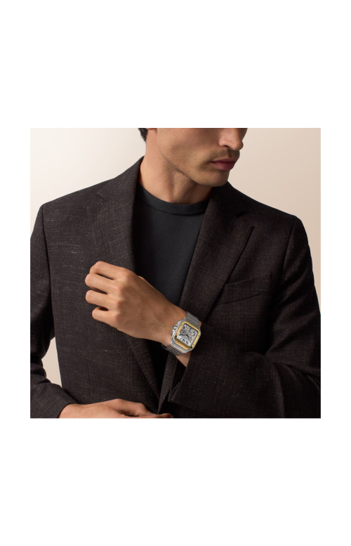 Accedi alla scheda di Cartier SANTOS DE CARTIER MODELLO GRANDE, ACCIAIO, ORO GIALLO, AUTOMATICO - W2SA0035