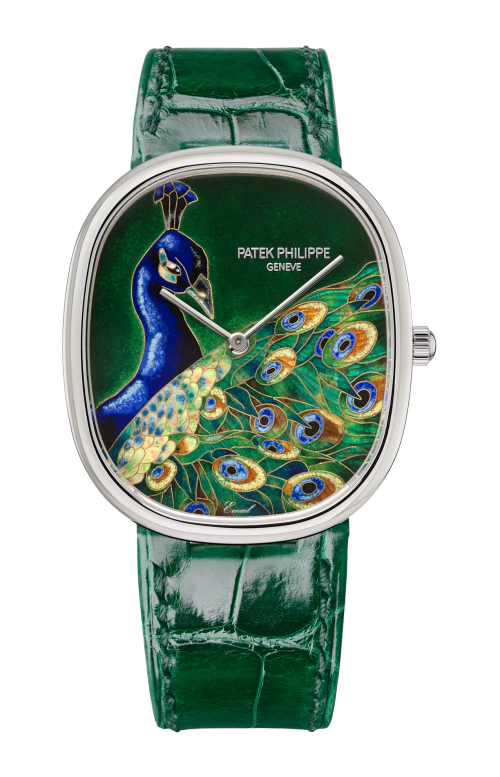 Accedi alla scheda di Patek Philippe RARE HANDCRAFTS PAVONE BLU, AUTOMATICO - LIMITED EDITION - 5738/50G-041