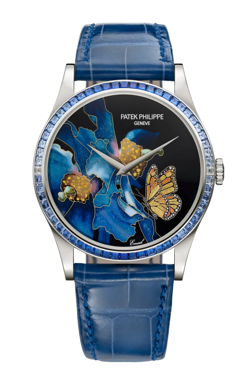 Accedi alla scheda di Patek Philippe RARE HANDCRAFTS FARFALLA BLU, AUTOMATICO - LIMITED EDITION - 5077/357G-001
