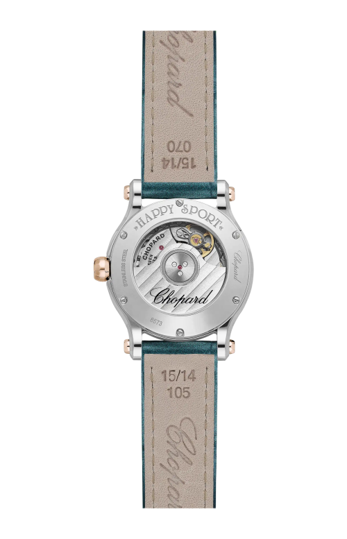 Accedi alla scheda di Chopard HAPPY SPORT 30 MM, AUTOMATICO, ORO ROSA ETICO, LUCENT STEEL&trade;, DIAMANTI - 278573