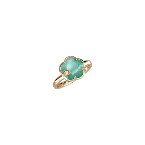 Accedi al prodotto correlato Pasquale Bruni ANELLO PETIT JOLI IN ORO ROSA CON GEMMA LUNAR GARDEN IN AGATA VERDE E PIETRA DI LUNA BIANCA E DIAMANTE - 16784R