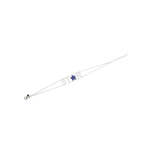 Accedi alla scheda di Bartorelli Italian Jewels STAR - Bracciale in oro bianco, diamanti bianchi e zaffiri - FB2424-4B001008N