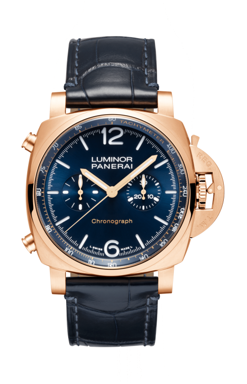 Accedi al prodotto correlato Panerai LUMINOR CHRONO GOLDTECH&trade; BLU NOTTE - PAM01111