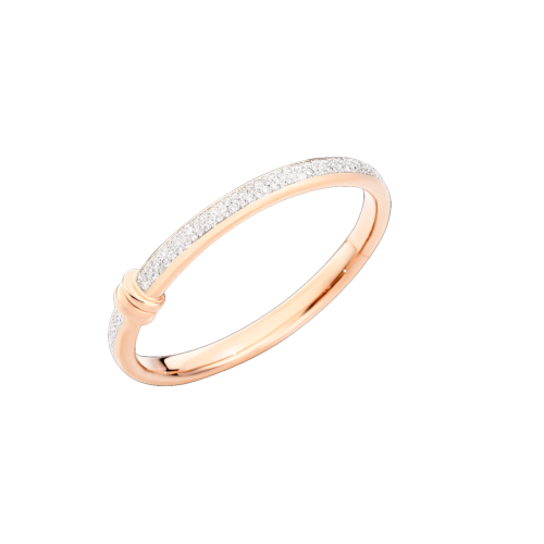 Accedi alla scheda di Pomellato POMELLATO ICONICA - BRACCIALE ICONICA BANGLE IN ORO ROSA E PAV&Eacute; DI DIAMANTI - PBC0101O7WHRDB000 - PBC0101O7WHRDB000