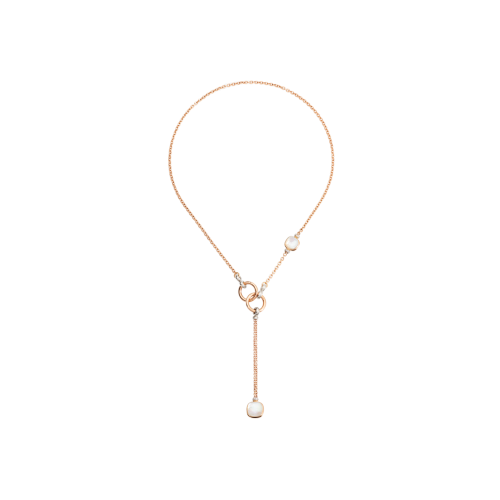 Accedi alla scheda di Pomellato POMELLATO - COLLANA LARIAT NUDO IN ORO ROSA E BIANCO CON MADREPERLE, TOPAZI BIANCHI E DIAMANTI - PCB9051O6000DB0VA - PCB9051O6000DB0VA