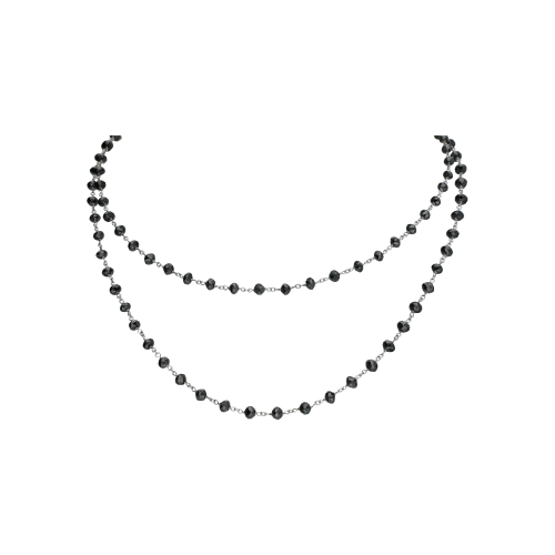 Accedi al prodotto correlato Bartorelli Italian Jewels COLLANA ROSARIO IN ORO BIANCO E DIAMANTI NERI - ROSARIO