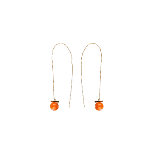 Accedi alla scheda di Bartorelli Italian Jewels Orecchini in argento ros&Egrave; e corallo rosso - SM-OR-002