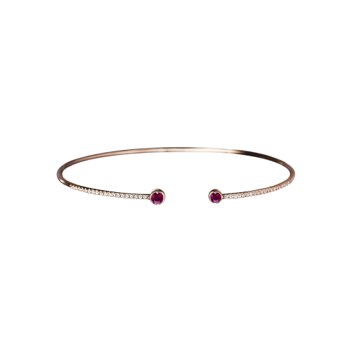 Accedi al prodotto correlato Bartorelli Italian Jewels BRACCIALE IN ORO ROSA CON RUBINI NATURALI E DIAMANTI - VB25432DRUP