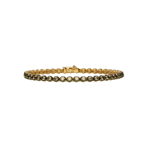Accedi alla scheda di Bartorelli Italian Jewels BRACCIALE TENNIS IN ORO ROSA E DIAMANTI BROWN - VB26439DBX