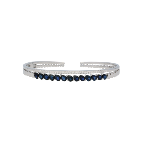 Accedi al prodotto correlato Bartorelli Italian Jewels BRACCIALE RIGIDO CON ZAFFIRI BLU E DIAMANTI BIANCHI - VB27357SBDW