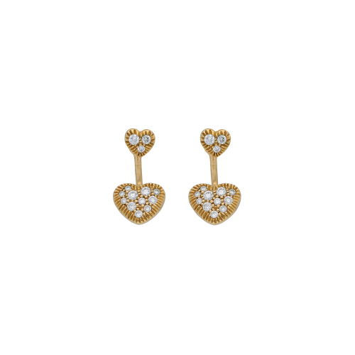 Accedi alla scheda di Bartorelli Italian Jewels ORECCHINI CUORE IN ORO ROSA E DIAMANTI - VE25171DP