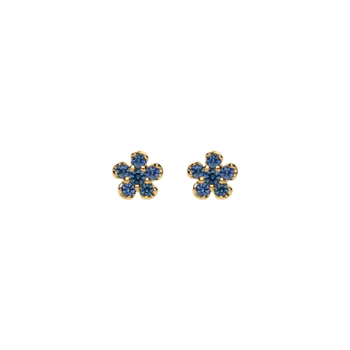 Accedi alla scheda di Bartorelli Italian Jewels ORECCHINI FIORE IN ORO ROSA E ZAFFIRI BLU - VE27372SBLP