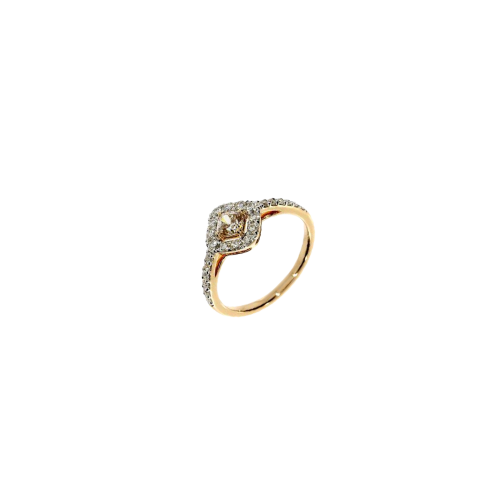 Accedi alla scheda di Bartorelli Italian Jewels ANELLO IN ORO GIALLO CONM DIAMANTE CENTRALE FANCY BROWN CON PAV&Eacute; DI DIAMANTI BIANCHI - VRH01591DFBDP