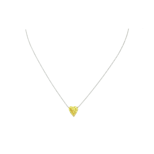 Accedi alla scheda di Bartorelli Italian Jewels COLLANA IN ORO BIANCO CON CIONDOLO DIAMANTE FANCY YELLOW TAGLIO CUORE - F.340D