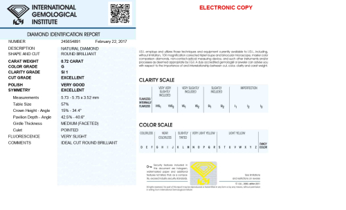Accedi alla scheda di Bartorelli Italian Jewels ANELLO SOLITARIO IN ORO BIANCO E DIAMANTE CERTIFICATO IGI - BAAN114