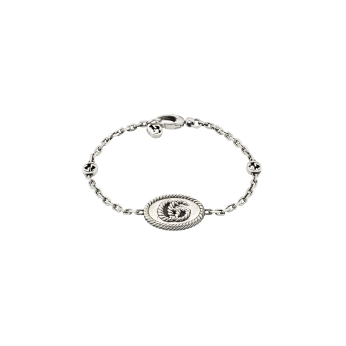 Accedi al prodotto correlato Gucci BRACCIALE GUCCI GG MARMONT CON DOPPIA G IN ARGENTO - YBA6277490010 - YBA6277490010