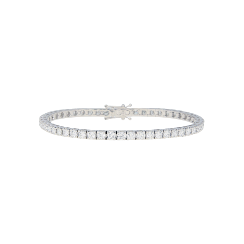 Accedi alla scheda di Bartorelli Italian Jewels BRACCIALE TENNIS IN ORO BIANCO 18 CARATI E DIAMANTI BIANCHI TAGLIO BRILLANTE - 17996282