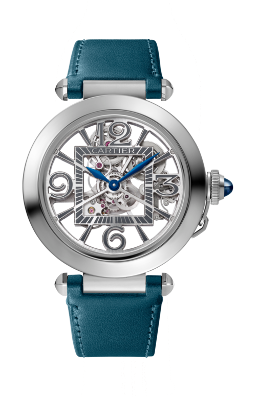 Accedi alla scheda di Cartier PASHA DE CARTIER, 41 MM, ACCIAIO, SCHELETRATO, AUTOMATICO - WHPA0009