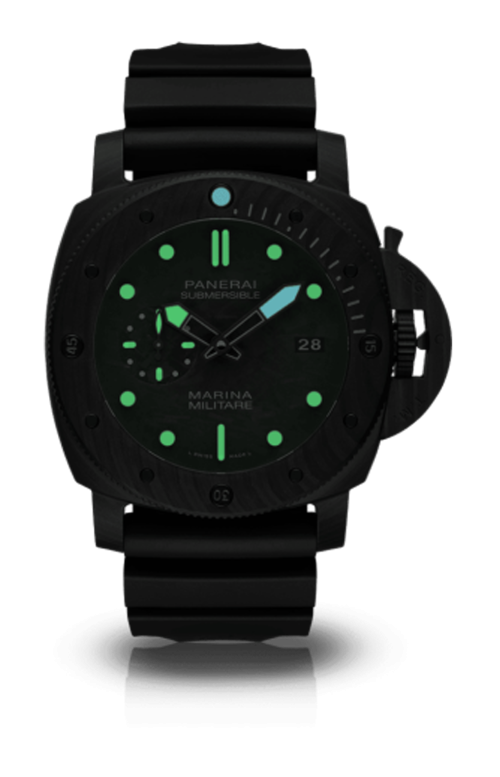 Accedi alla scheda di Panerai SUBMERSIBLE MARINA MILITARE CARBOTECH&trade; 47 MM - DOPPIO CINTURINO - PAM02979