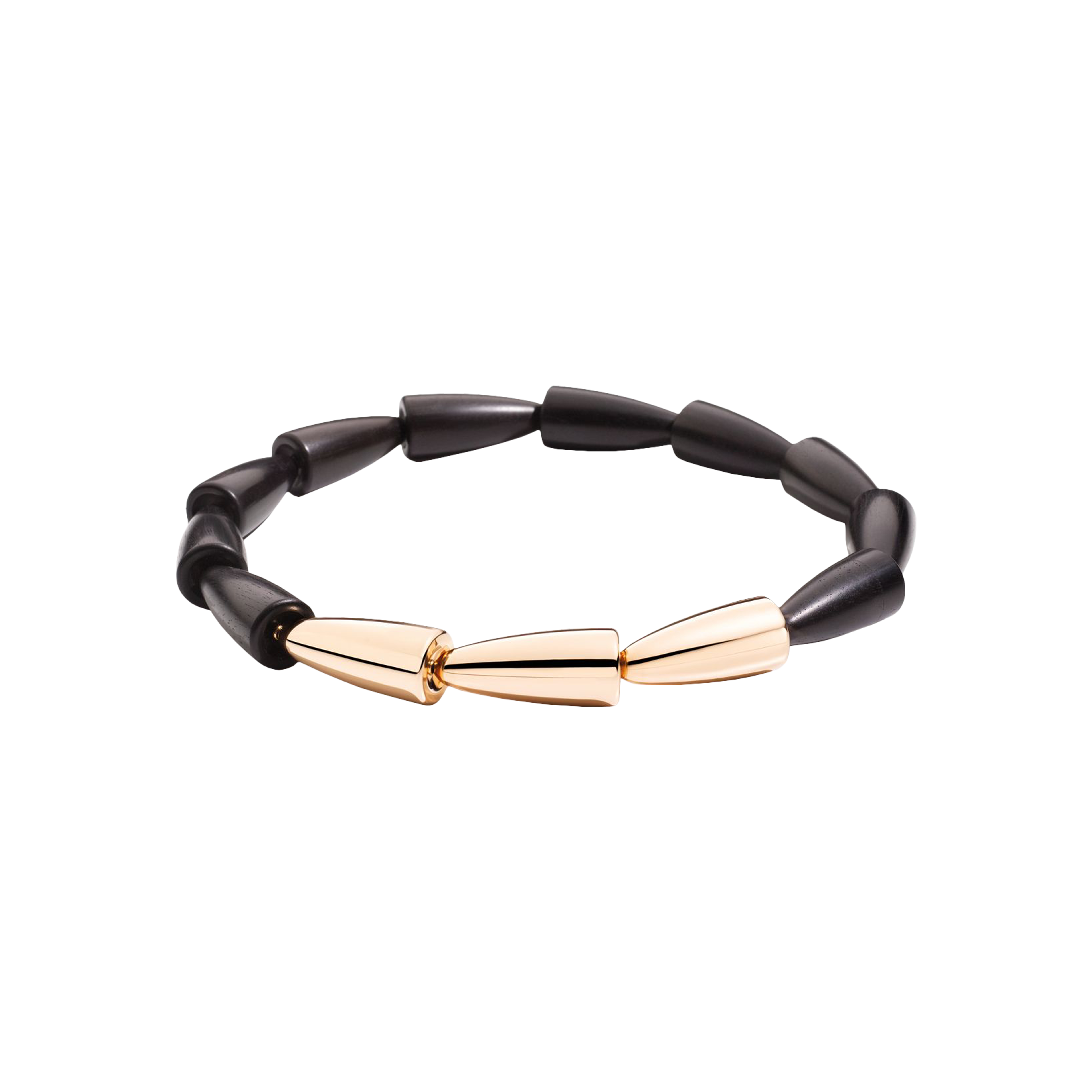 Vhernier | COLLANA CALLA IN ORO ROSA E EBANO - 000648CL264 (1)