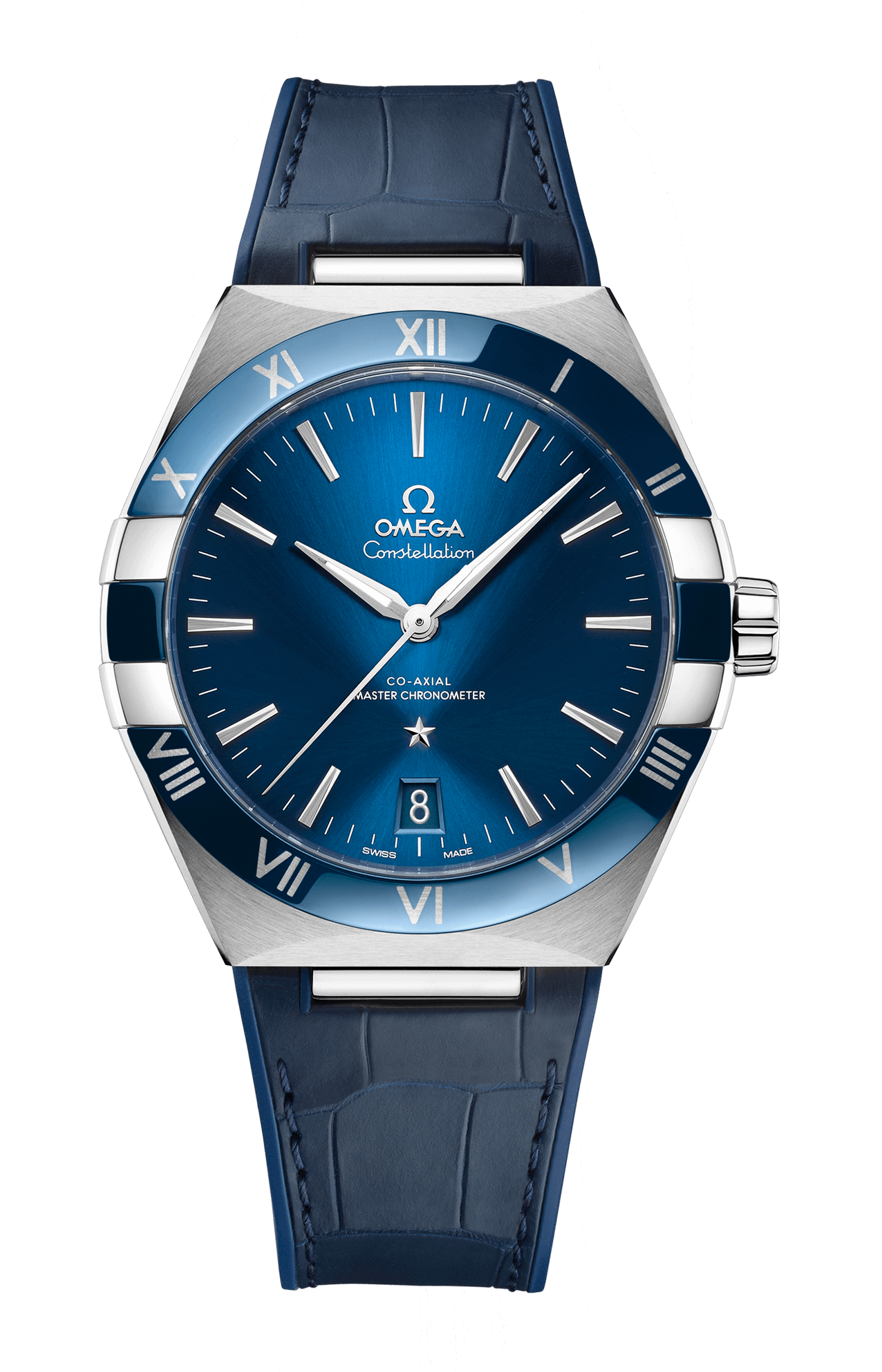 Omega | CONSTELLATION 41 MM, ACCIAIO SU PELLE - 131.33.41.21.03.001 (1)