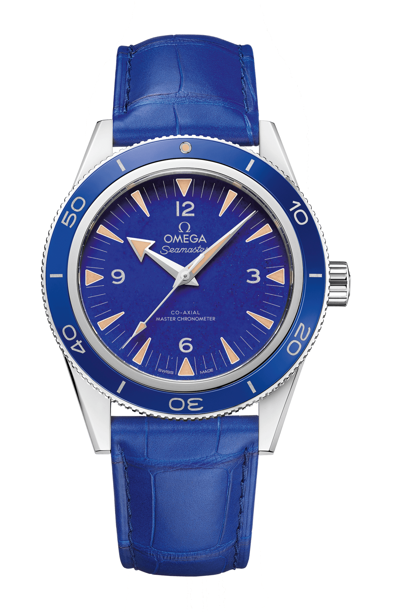 Omega | SEAMASTER 300 41 MM, PLATINO SU PELLE - 234.93.41.21.99.002 (1)