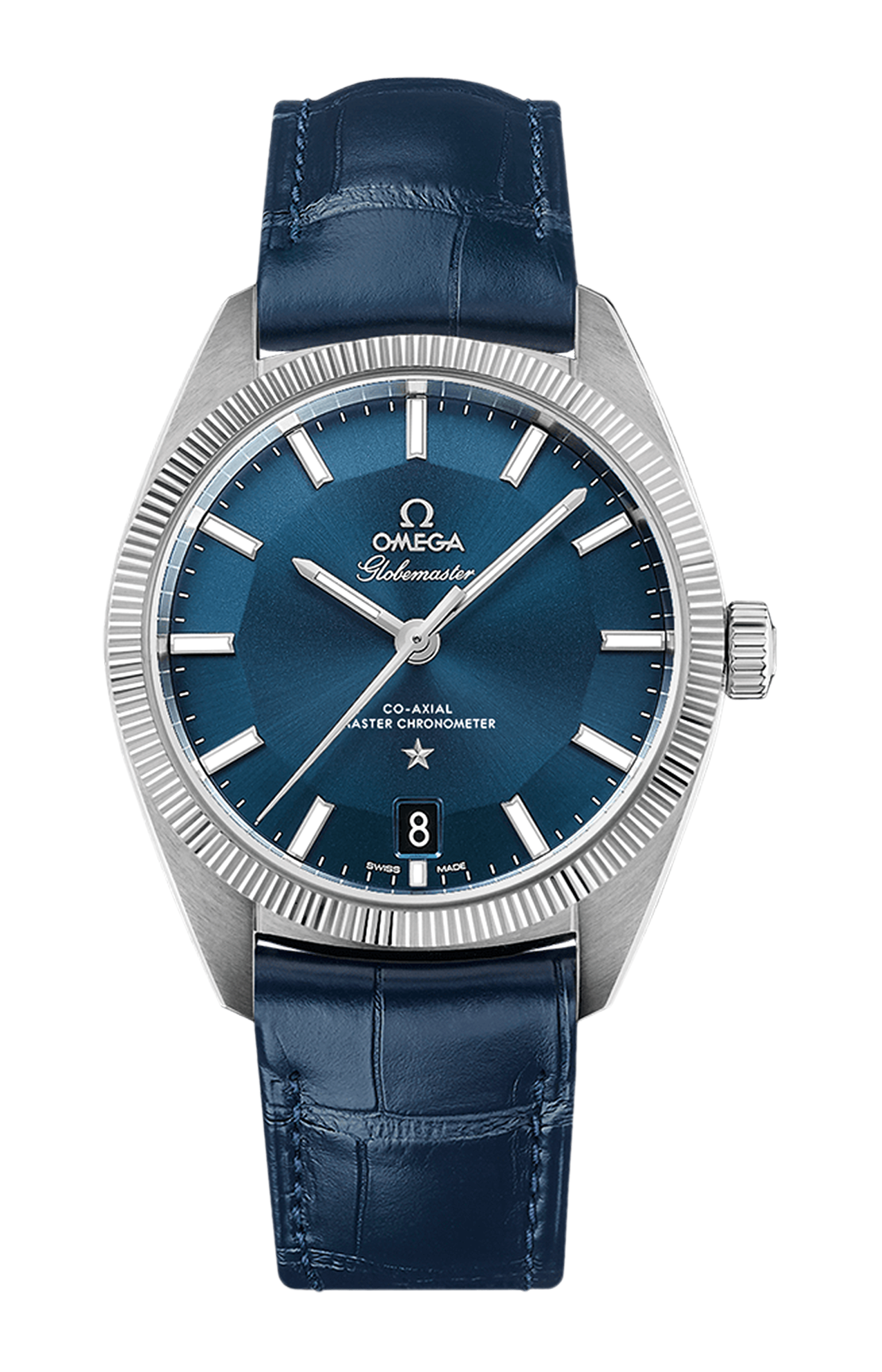 Omega | CONSTELLATION GLOBEMASTER 39 MM, ACCIAIO SU PELLE - 130.33.39.21.03.001 (1)