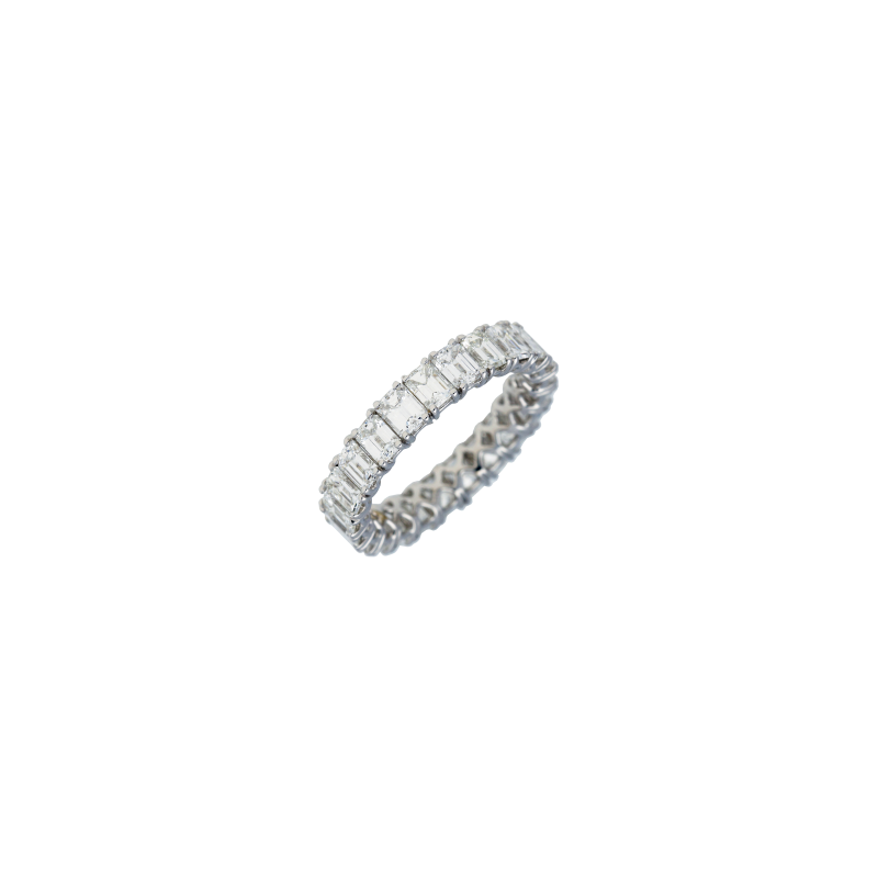 Bartorelli Italian Jewels | ANELLO VERETTA IN ORO BIANCO CON DIAMANTI - 54006565 (1)