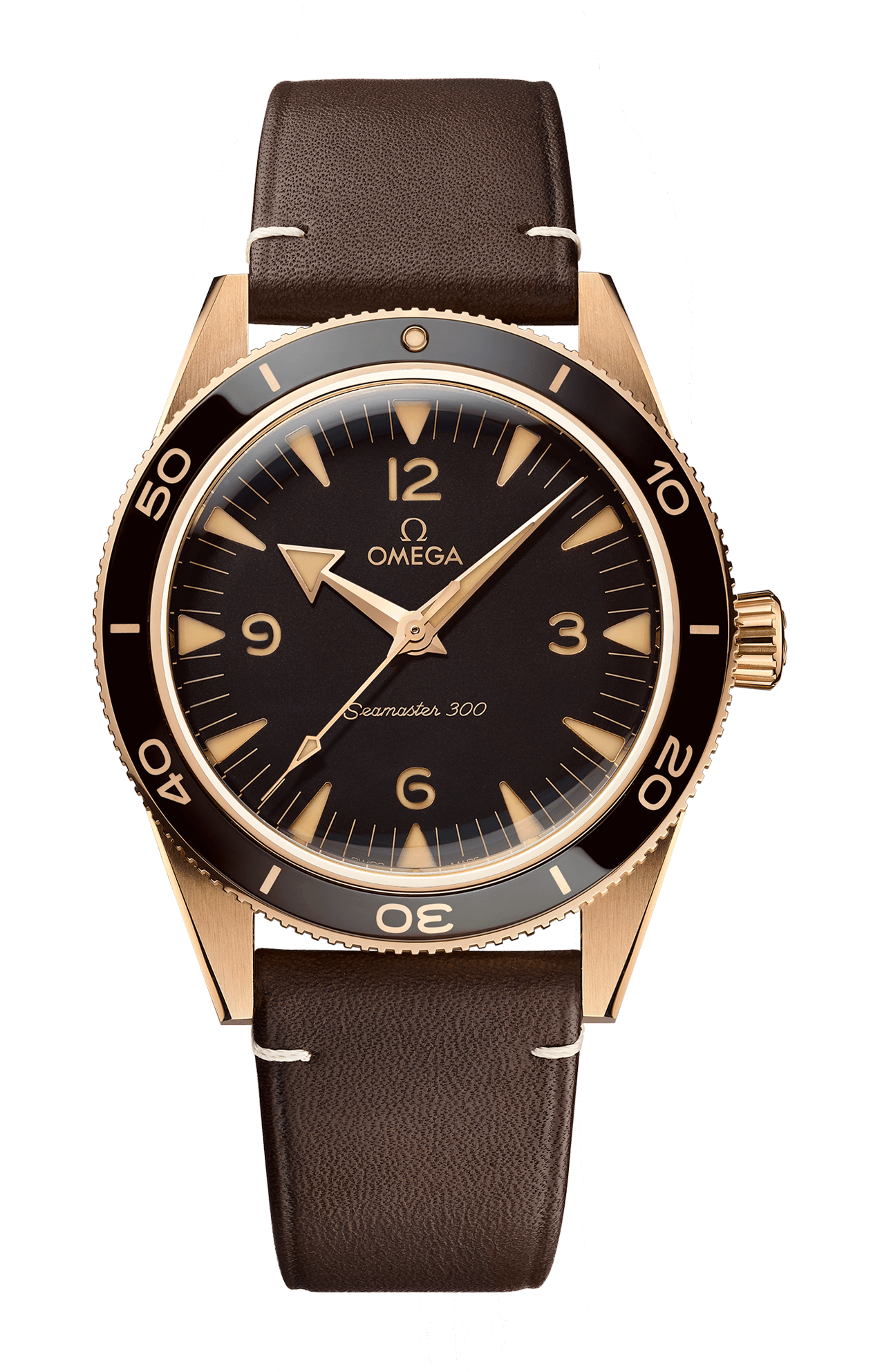 Omega | SEAMASTER 300 41 MM, BRONZE GOLD SU PELLE - 234.92.41.21.10.001 (1)