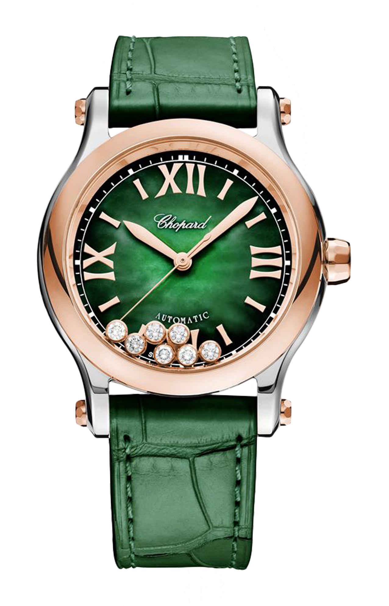 Chopard | HAPPY SPORT 36 MM, AUTOMATICO, LUCENT STEEL&trade;, ORO ROSA - 278578 (1)