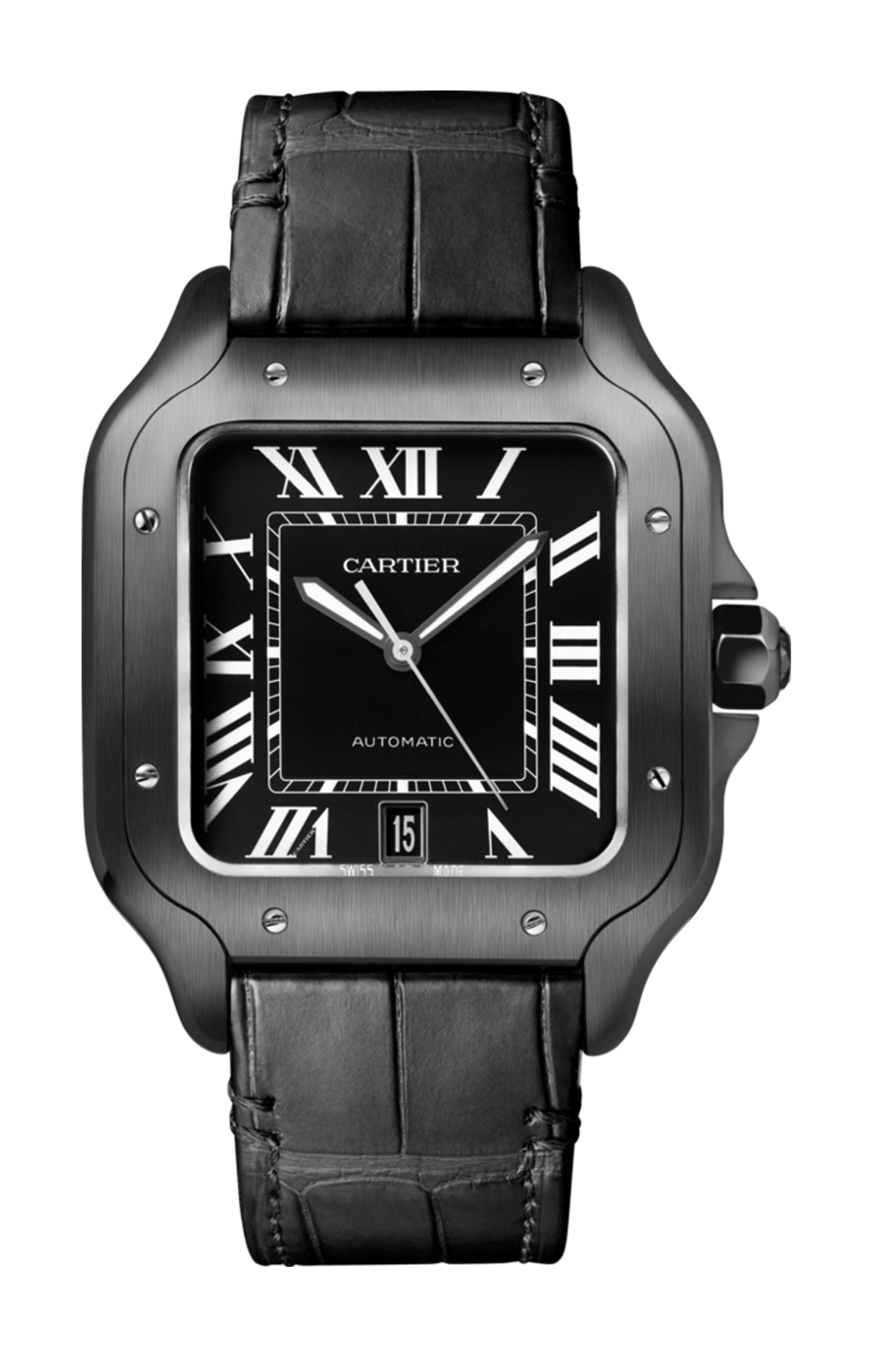 Cartier | SANTOS DE CARTIER, MODELLO GRANDE, ACCIAIO, AUTOMATICO - WSSA0039 (1)