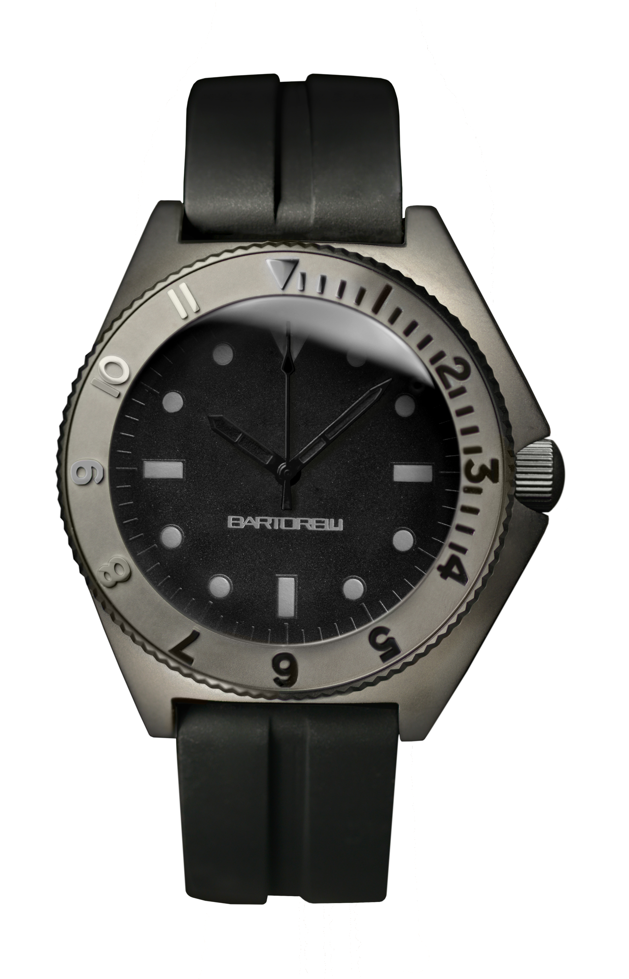 BARTORELLI | SCUBA BLACK AUGUST QUARZO - AUGUSTO 42/N-G (1)