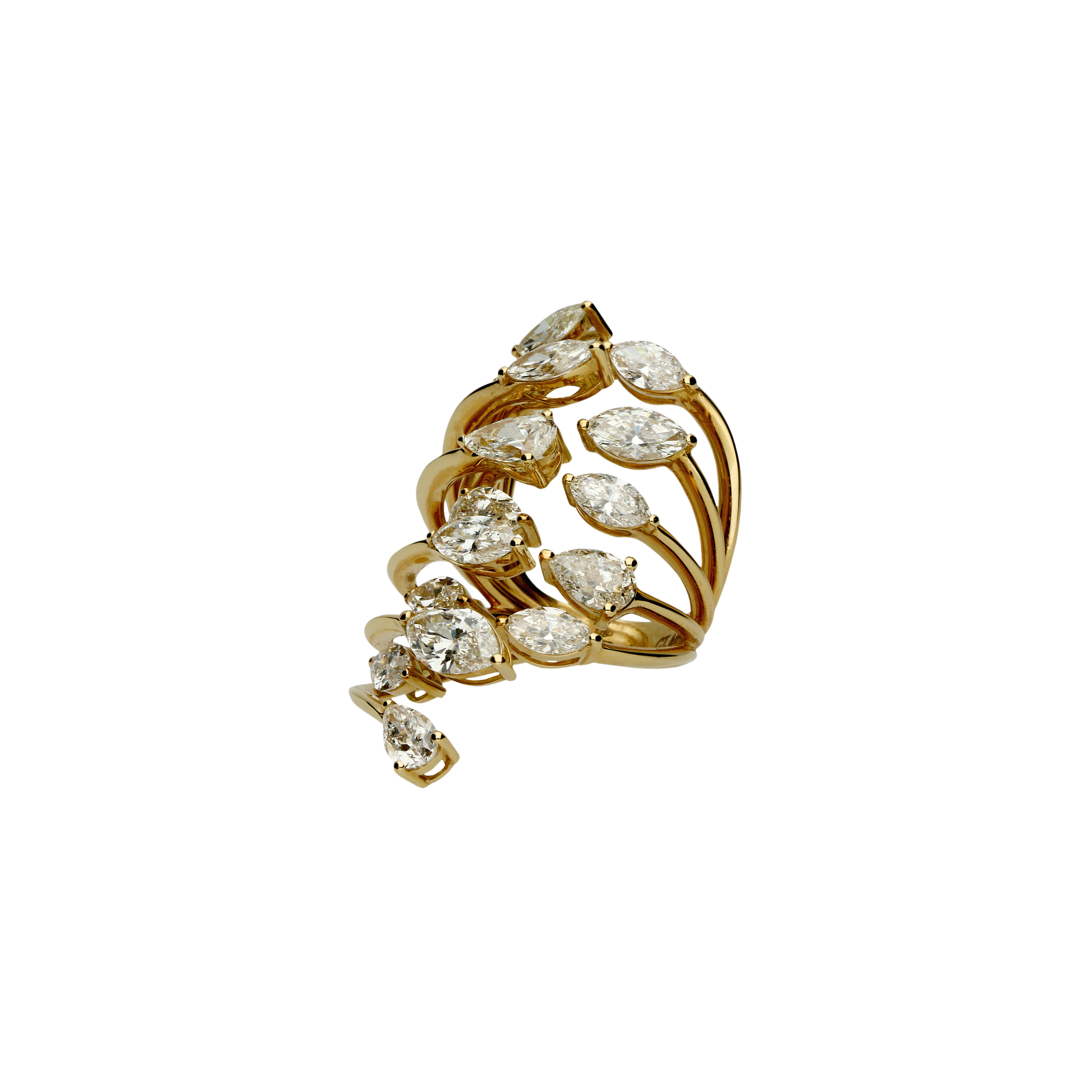 Bartorelli Italian Jewels | ANELLO RAMI IN ORO ROSA E DIAMANTI - 3R00001D 8,68 (2)